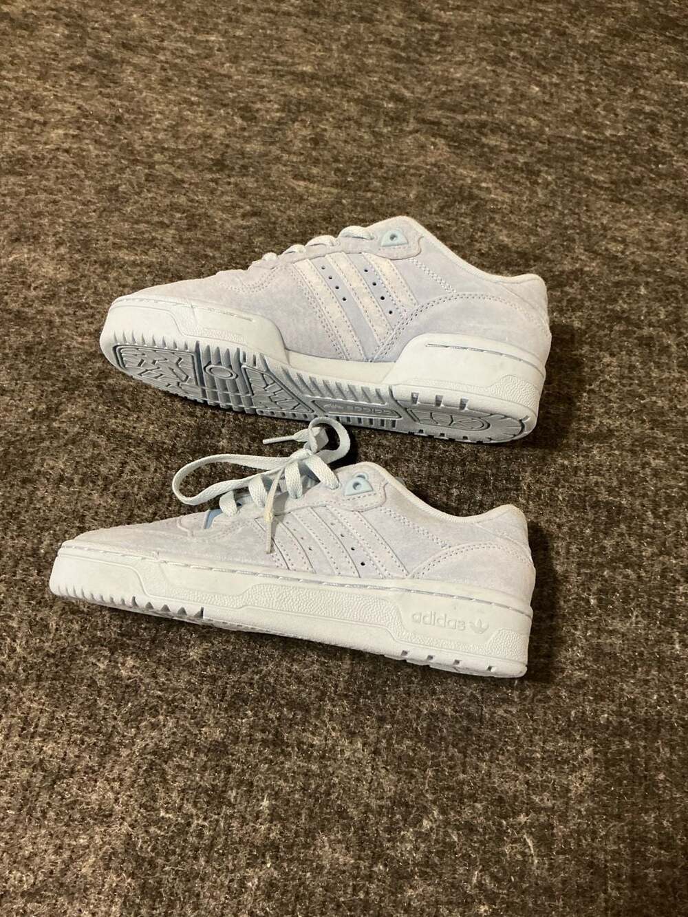 Adidas Rivalry Low 'Clear Sky' Suede Sneakers EE5950
